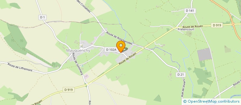 localisation de l'entreprise SCI DU GRAND QUESNAY  MAUQUENCHY