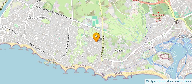 localisation de l'entreprise SCI DU GRAND QUIST à AGDE