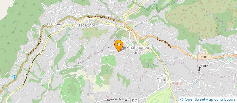 localisation de l'entreprise SCI DU GRAND ROCHER  CHATEAUNEUF-GRASSE