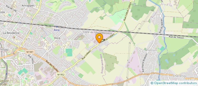 localisation de l'entreprise SCI DU GRAND RUAGE à VILLENEUVE-D'ASCQ