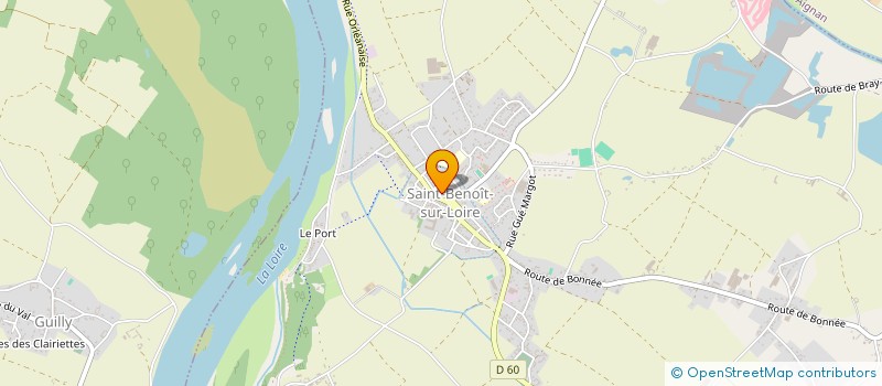 localisation de l'entreprise SCI DU GRAND SAINT BENOIT à SAINT-BENOIT-SUR-LOIRE