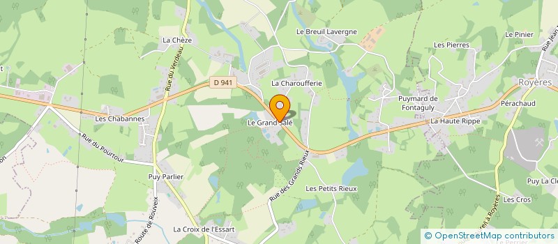 localisation de l'entreprise SCI DU GRAND SALE à SAINT-JUST-LE-MARTEL