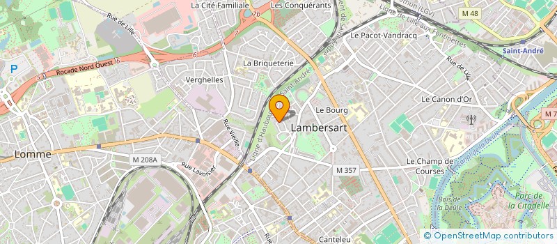 localisation de l'entreprise SCI DU GRAND STADE à LAMBERSART