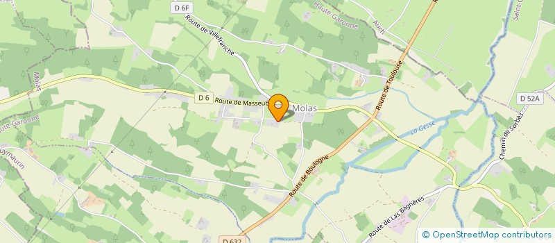 localisation de l'entreprise SCI DU GRAND SUD  MOLAS