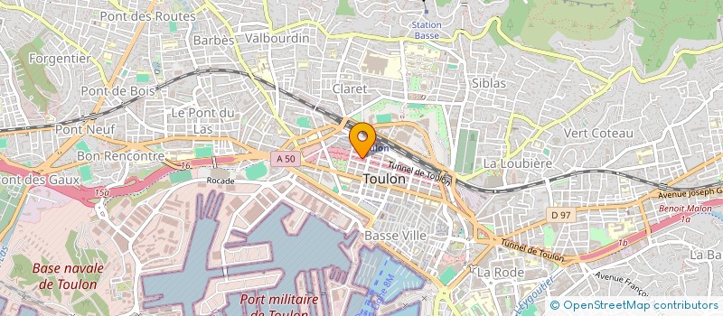 localisation de l'entreprise SCI DU GRAND SUD  TOULON