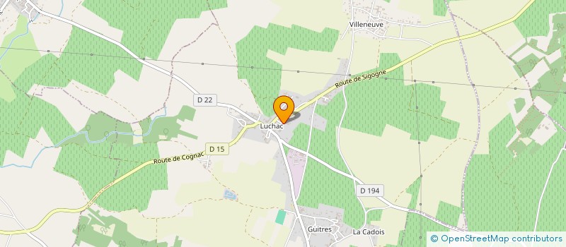 localisation de l'entreprise SCI DU GRAND TAHET  CHASSORS