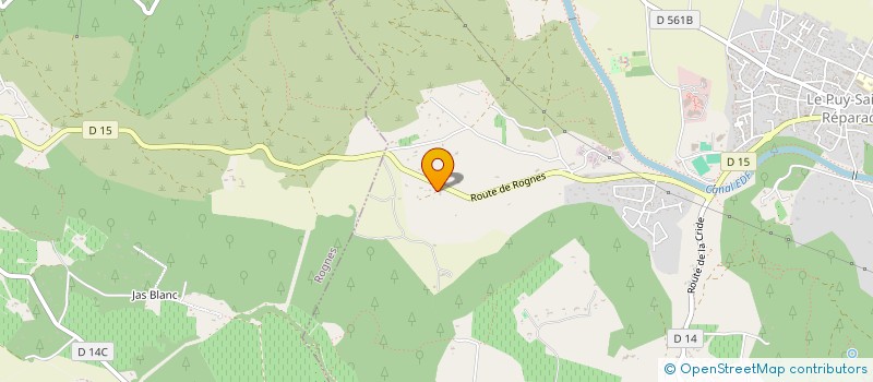 localisation de l'entreprise SCI DU GRAND TETRAS  LE PUY-SAINTE-REPARADE