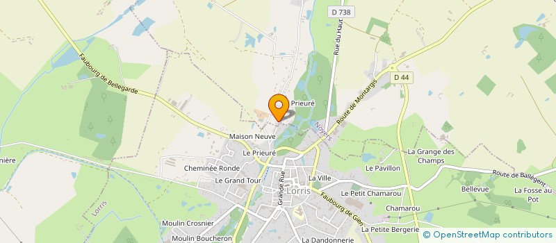 localisation de l'entreprise SCI DU GRAND TOUR à NOYERS