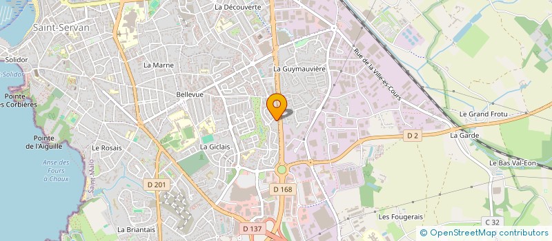 localisation de l'entreprise SCI DU GRAND TRAICT  SAINT-MALO