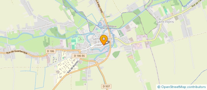 localisation de l'entreprise SCI DU GRAND TREILLE  SAINT-VENANT