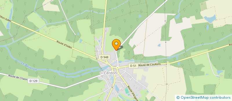 localisation de l'entreprise SCI DU GRAND VAL  CERDON