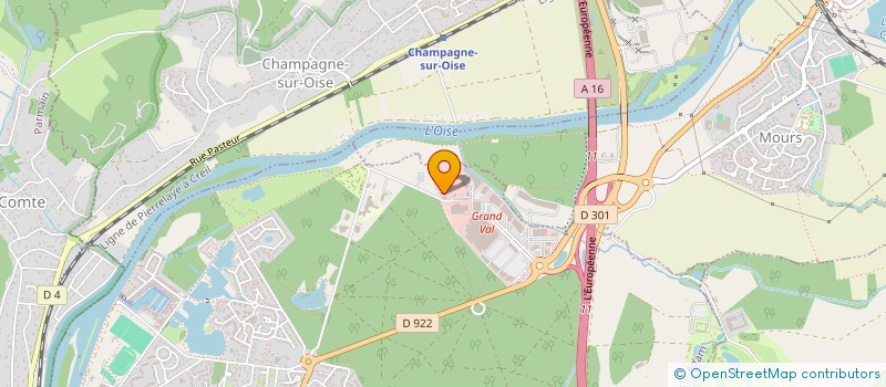 localisation de l'entreprise SCI DU GRAND VAL  L'ISLE-ADAM