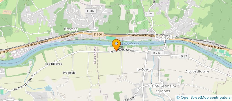 localisation de l'entreprise SCI DU GRAND VALAT  SAINT-GERMAIN-ET-MONS