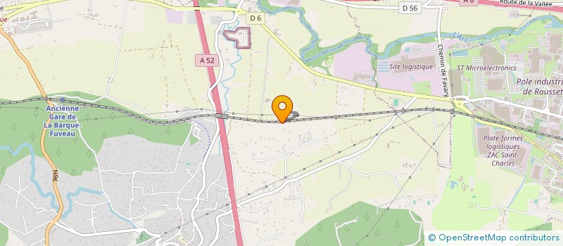 localisation de l'entreprise SCI DU GRAND VALLAT  FUVEAU