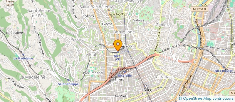 localisation de l'entreprise SCI DU GRAND VICTOR à NICE