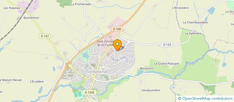 localisation de l'entreprise SCI DU GRAND VILLAGE  TREMENTINES