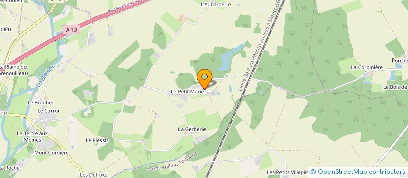 localisation de l'entreprise SCI DU GRAND VILLIERS  NEUILLE LE LIERRE