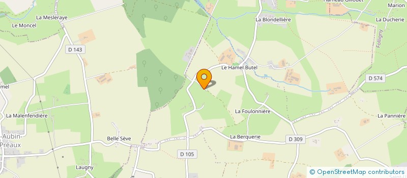 localisation de l'entreprise SCI DU GRAND VIVIER  LA HAYE-PESNEL