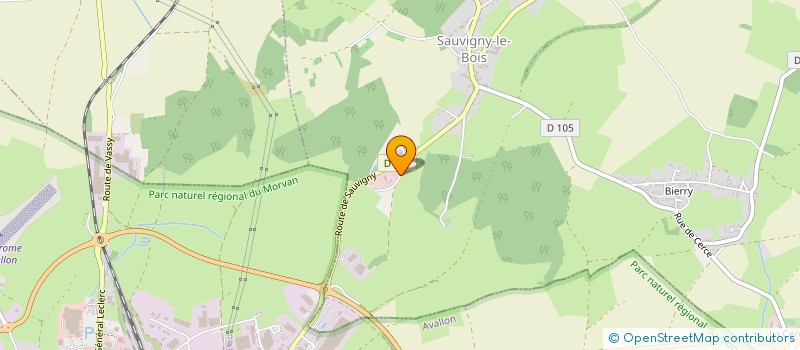 localisation de l'entreprise SCI DU GRANDMONT à SAUVIGNY-LE-BOIS