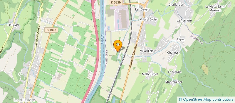 localisation de l'entreprise SCI DU GRANIER  PONTCHARRA