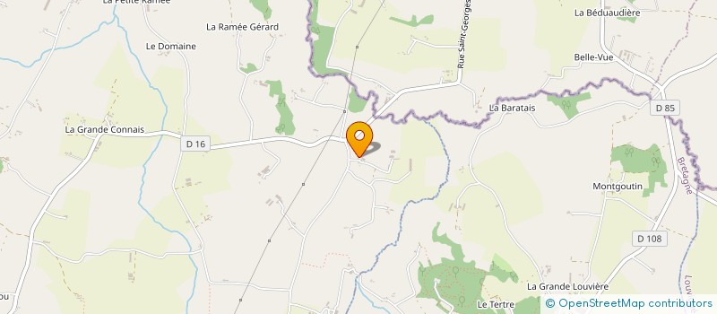 localisation de l'entreprise SCI DU GRANIT BLEU  MELLE