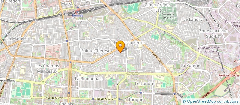 localisation de l'entreprise SCI DU GRANIT BLEU  RENNES