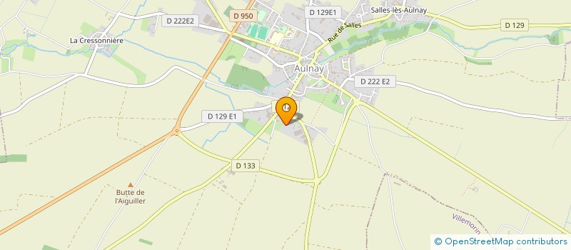 localisation de l'entreprise SCI DU GRAVANT  AULNAY