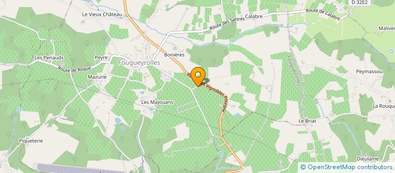 localisation de l'entreprise SCI DU GRAVERON  CAPLONG