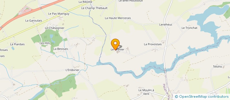 localisation de l'entreprise SCI DU GRAVIER à TREFFENDEL