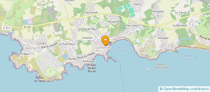 localisation de l'entreprise SCI DU GRAZU à PLOEMEUR