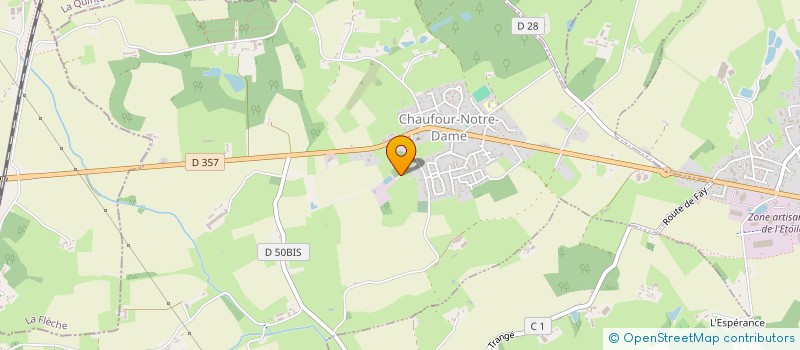 localisation de l'entreprise SCI DU GRE DU VENT  CHAUFOUR NOTRE DAME