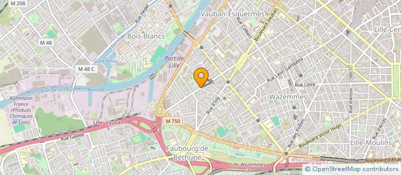 localisation de l'entreprise SCI DU GREFFE DE BAILLAGE à LILLE