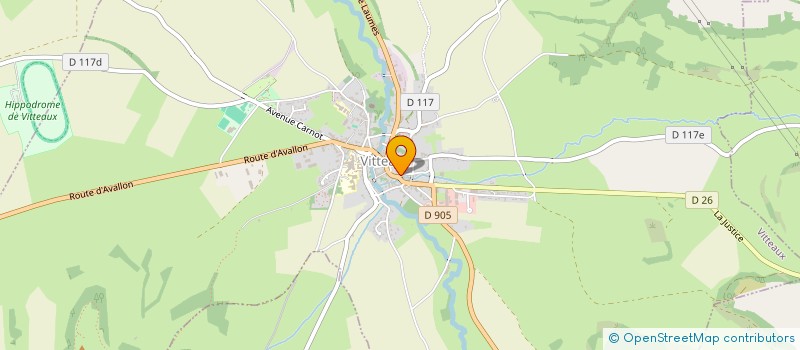 localisation de l'entreprise SCI DU GRENIER A SEL  VITTEAUX