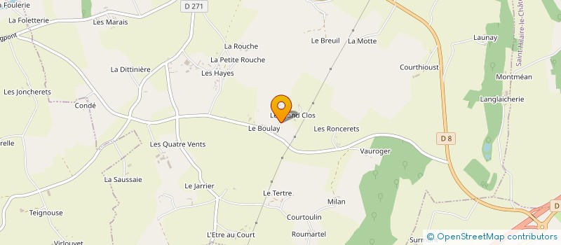 localisation de l'entreprise SCI DU GRENIER A SEL à BAZOCHES-SUR-HOENE