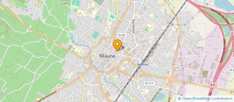 localisation de l'entreprise SCI DU GRENIER DU TRAVAIL à BEAUNE