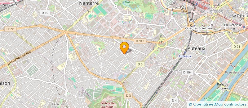 localisation de l'entreprise SCI DU GRENIER SFL à RUEIL-MALMAISON