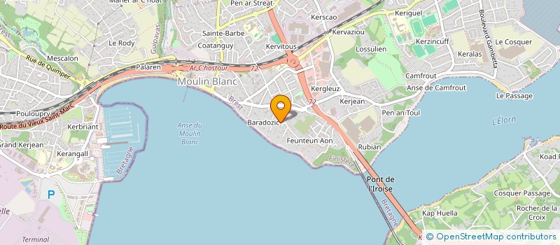 localisation de l'entreprise SCI DU GRENOC  LE RELECQ-KERHUON