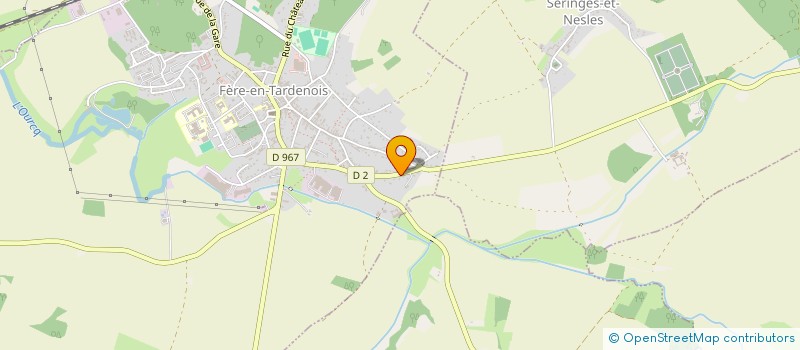 localisation de l'entreprise SCI DU GRES  FERE-EN-TARDENOIS