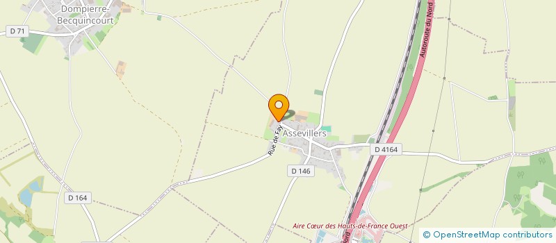 localisation de l'entreprise SCI DU GRES  ASSEVILLERS