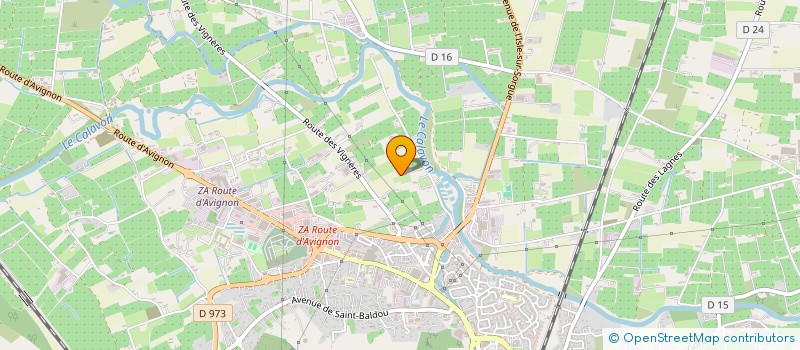 localisation de l'entreprise SCI DU GRES PETIT  CAVAILLON