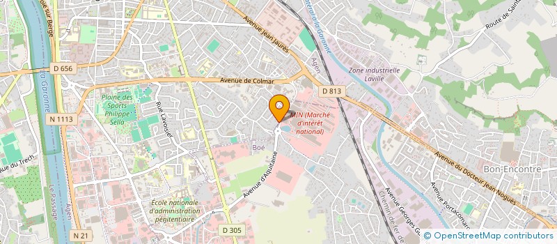 localisation de l'entreprise SCI DU GRESAILLES  BOE