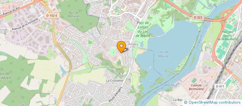 localisation de l'entreprise SCI DU GRESILLE à ANGERS