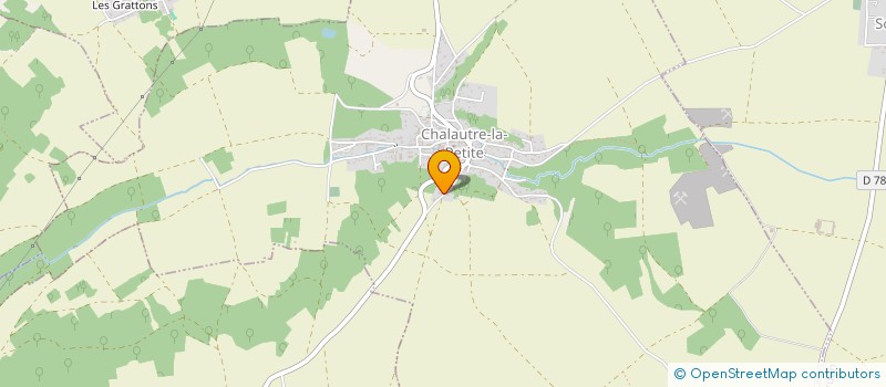 localisation de l'entreprise SCI DU GRILLON  CHALAUTRE-LA-PETITE