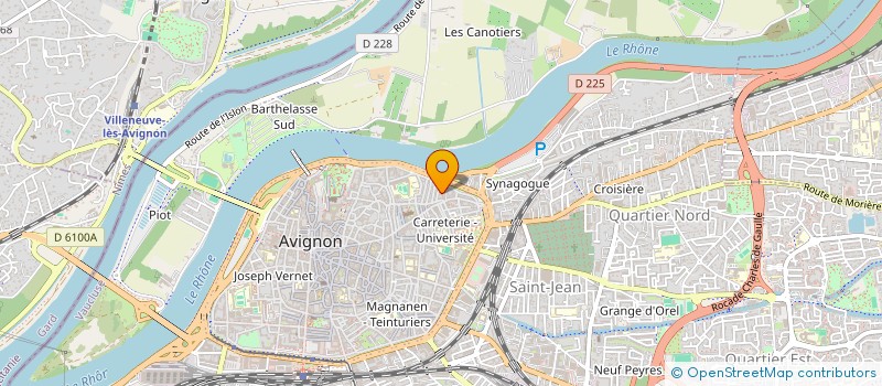 localisation de l'entreprise SCI DU GROMMELLE  AVIGNON