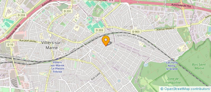 localisation de l'entreprise SCI DU GROS CHENE  ALFORTVILLE