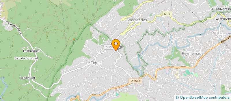 localisation de l'entreprise SCI DU GROS CHENE à LE TIGNET