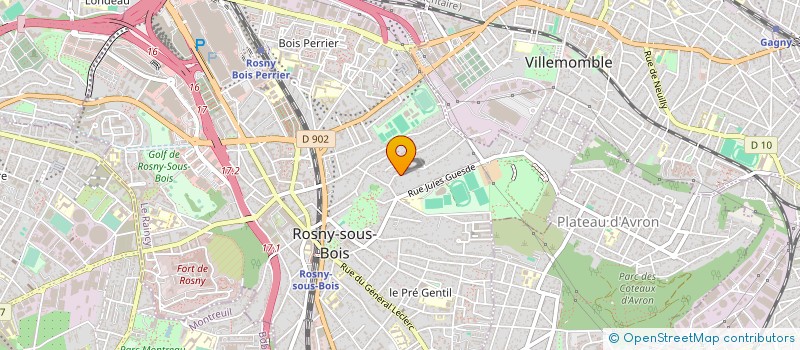 localisation de l'entreprise SCI DU GROS DU CHENE à ROSNY-SOUS-BOIS