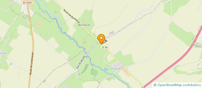 localisation de l'entreprise SCI DU GROS HETRE  FESQUES