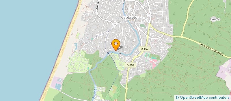 localisation de l'entreprise SCI DU GROS LEON à CAPBRETON