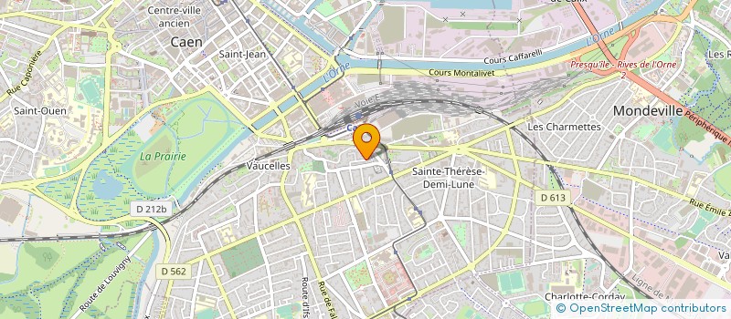 localisation de l'entreprise SCI DU GROS ORME à CAEN
